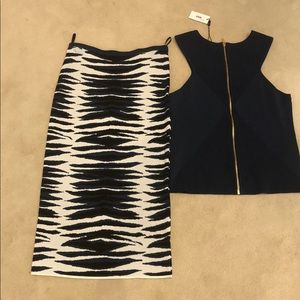Milly -Never Worn Knit Top & Skirt